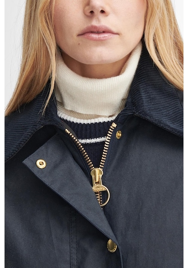 Barbour Long Beadnell Yağlı Ceket Ny92 Navy Lacivert