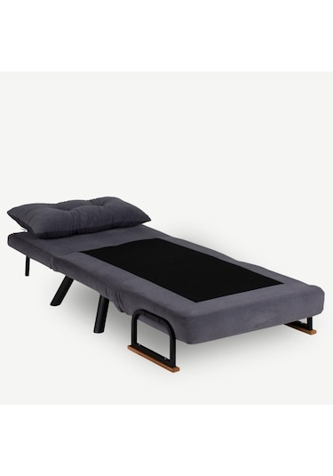 Pafu Sando Tekli Katlanır Yataklı Koltuk - Gri