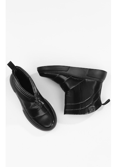 Paris Siyah Paraşüt Günlük Bot-siyah Siyah