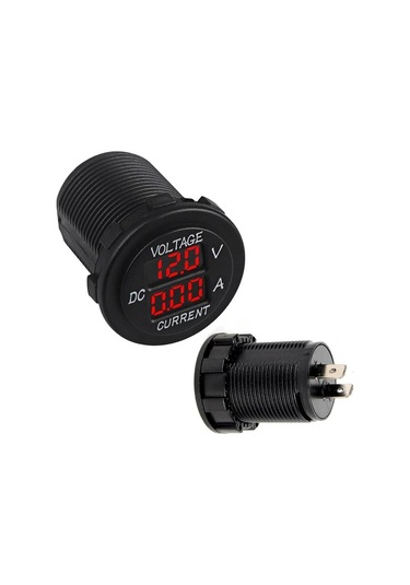 Ayt Powermaster Ic-231e Voltmetre Ampermetre Pano Tipi 28 Mm Gerilim Akım Ölçer Dış Çapı 36.5 Mm