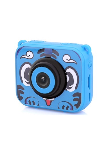 Lemestar Çocuklar İçin Mavi At-g20 Spor Kamera - 30 Metre Su Geçirmez, 1080p Hd Video, 12mp Fotoğraf, Tahil Pil Ve Kolay Kullanım Mavi
