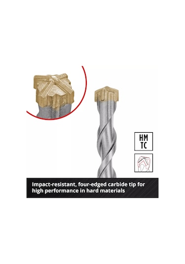 Einhell SDS PLUS uç seti 7 parça 6-14/Einhell SDS PLUS uç seti 7 parça 6-14/160 mm - 49265510160 mm - 49265510