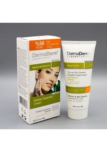 DermaDerm Yeşil Çay Özlü Bakım Kremi 100 GR