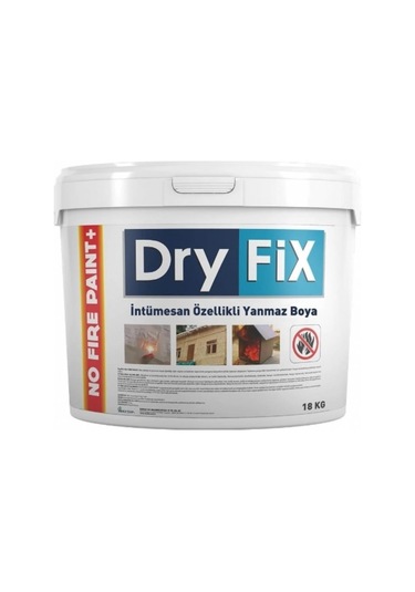 Dryfix No Fire Paint Plus İntümesan Özellikli Yanmaz Boya 18 Kg Beyaz -