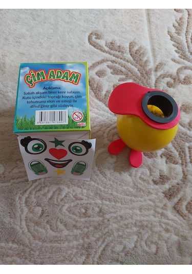 Şapkalı - Stickerlı Çim Adam Emoji
