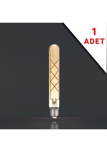 LED FİLAMANLI E27 RUSTİK AMPUL 6 WATT 2500k GÜN IŞIĞI T30-T185