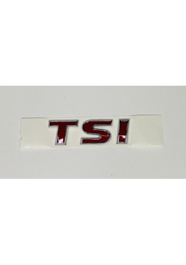 Vw Tiguan 2012 - 2016 Tsi Üç Kırmızı Arka Bagaj Yazısı