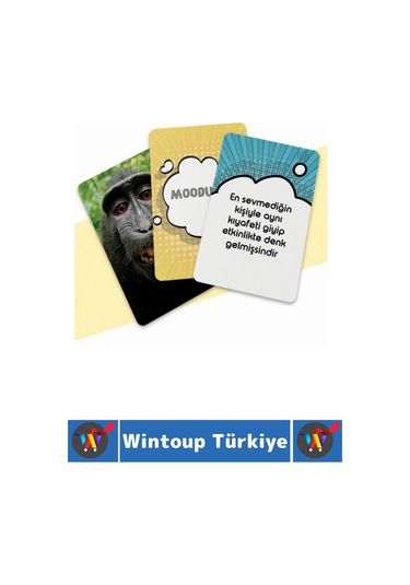 Eğlenceli Genç Yetişkin Arkadaş Yılbaşı Sosyalleşme Özel Gün Moodunu Bul-klasik Oyun Kartları 80kart