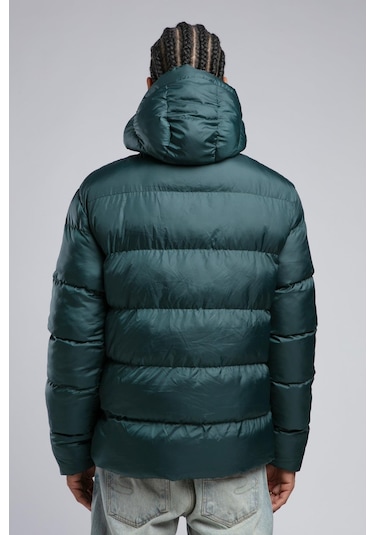 Lee Cooper Monce Erkek Kapüşonlu Mont Zümrüt-20506 Zümrüt