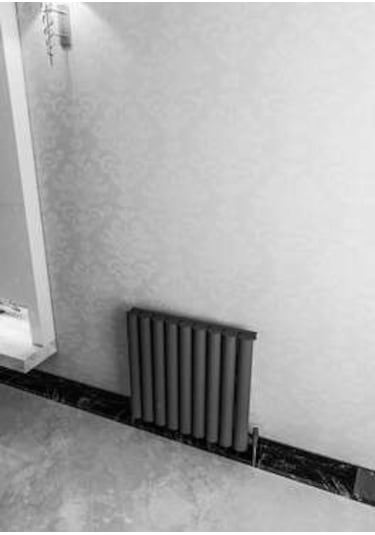 Warma Ula Yatay Alüminyum Radyatör 625x600 Pütürlü Antrasit 7946