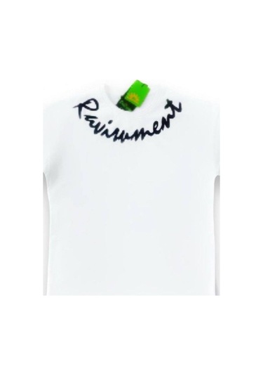 Erkek Çocuk Yazı Baskılı T-shirt-14622 Beyaz