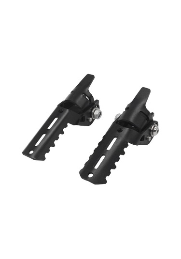 Aubyhe Motorcycle Front Foot Pegs Stainless Steel Foldable For Bmw R1250gs R1200gs Adv F800gs F750gs F850gs S1000xr C400x 2013-2022 Black