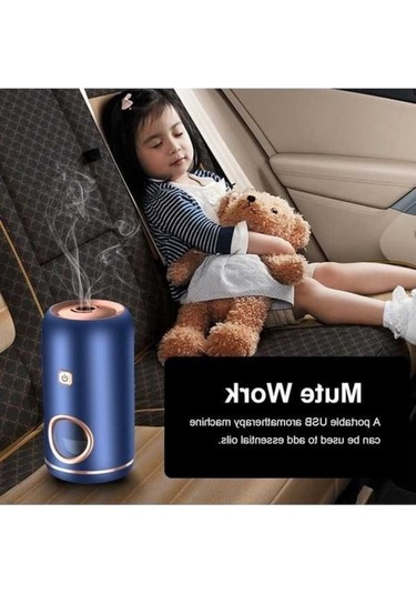 Ankatek Taşınabilir Usb Nemlendirici - 45ml Aromaterapi Difüzörü, Ev & Araç İçin Pratik, Küçük Ve Hafif - 1.0 Ahşap Yeşil