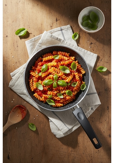 Bernardo Athelas 3 Parça Tava Ve Sahan Seti Siyah 16-18-24 Cm Siyah