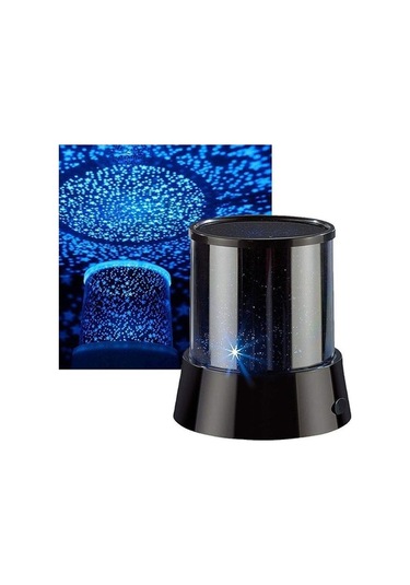 Didadodo Led Gece Lambası, Projeksiyon, Yıldızlı Gökyüzü, Romantik Renkli Ay Yıldızlı Gökyüzü Efekti Ay