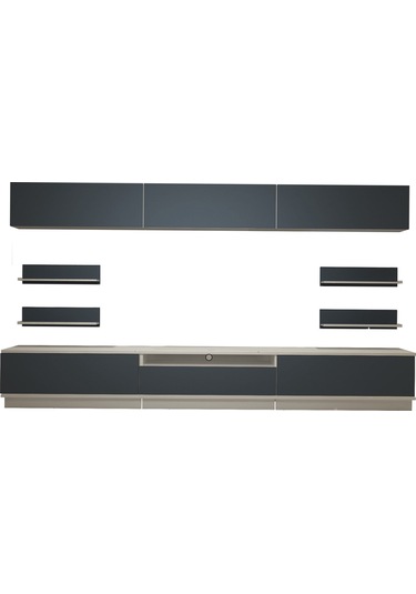 Decoraktiv Trendstyle 8ys Mdf Tv Ünitesi Tv Sehpası Beyaz - Antrasit