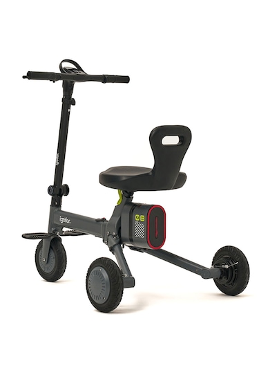 İgofor 3 Tekerlekli Katlanabilir Elektrikli Oturulabilir Scooter Gri