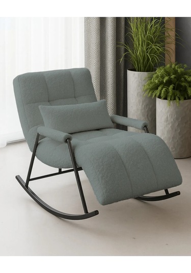 Coco Sallanan Berjer & Tv Koltuğu & Dinlenme & Okuma & Emzirme Koltuğu 09-turkuaz