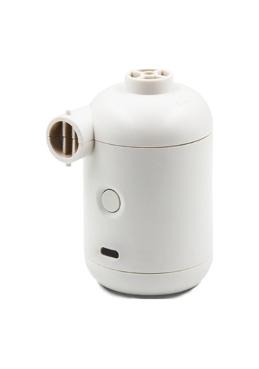 Geeksen Beyaz Usb Çift Fonksiyonlu Hava Pompa - Inflasyon Ve Vakum İçin Dışarıda Taşınabilir, 140l/dak Hızlı İşlem, Abs Malzeme