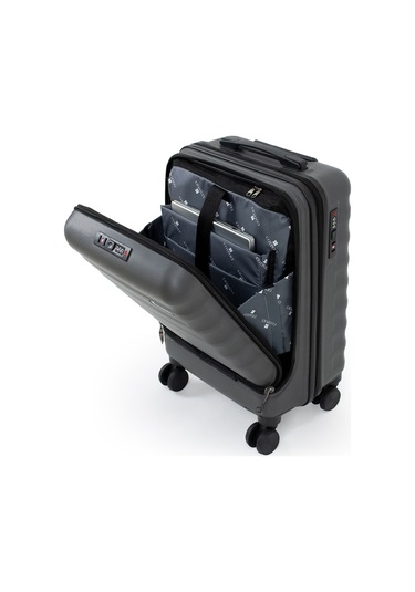 Vega Laptop Bölmeli Lux Kabin Boy Valiz Antrasit