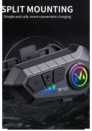 Y10 Kask Kulaklık Motosiklet Kulaklık 5,3 Intercom Motorsiklet Kulaklık