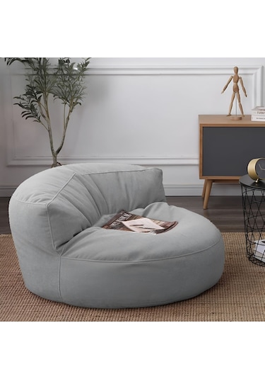 Good Night Twist Berjer Aktivite Koltuğu Ve Ayak Pufu Açık Gri