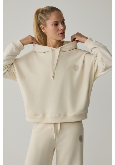 Urban Beat Elıtsa Kadın Ekru Sweatshirt Ekru