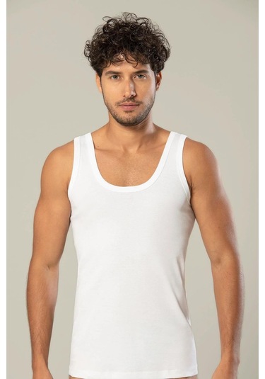 Erdem Erkek Ribana Klasik Askılı Atlet 1110 - 6 Adet 001