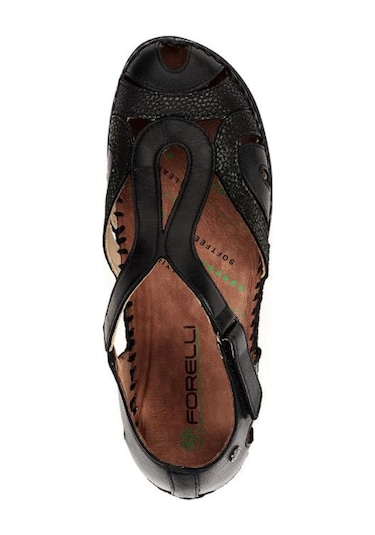 Forelli Sally Anatomik Kadın Sandalet Siyah 001