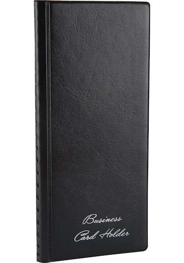 Kartvizit Albümü 4 Sıralı 160 Kartlık 12x26 Cm