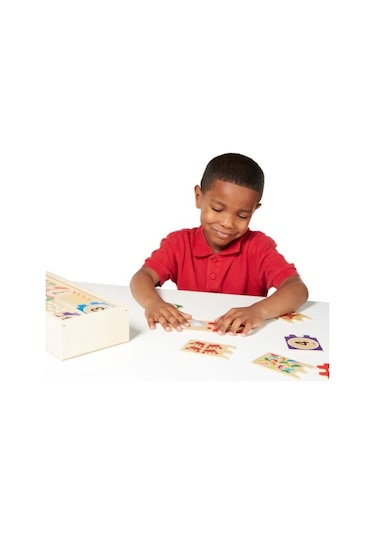 Melissa And Doug Ahşap Sayılar Eşleştirme Yapbozu