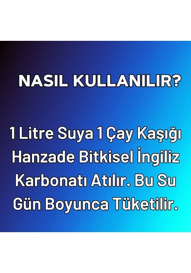 Hanzade Bitkisel İngiliz Karbonatı 3 x 1 KG