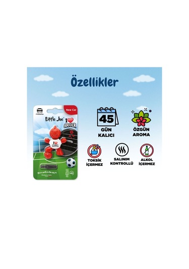 Little Joe Futbol Yeni Araç Kokusu New Car -45 Gün -oto Kokusu