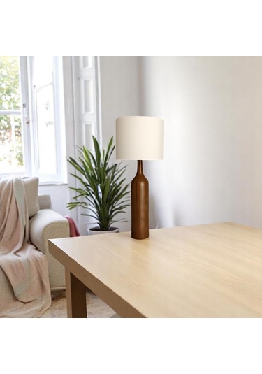 Zalco Kahverengi Abajur Kahverengi