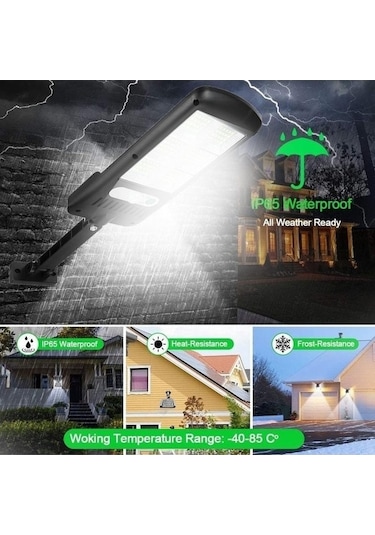 Pazly Yükseltme Yüksek Ultra Sokak Sensörü Parlak Işığı Güneş Güneş Güneş Güçlü Enerjili Duvar Bahçe Aydınlatmaları 8000w 53938707 2022 Sj 1pack