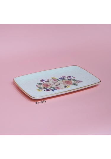 Rose Deluxe Ordövr Tabağı Pembe
