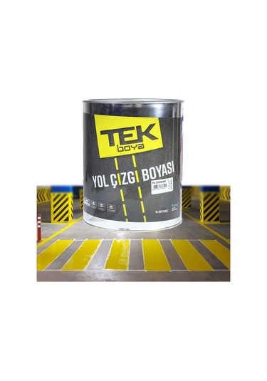 Tek Trafik Yol Çizgi Boyası Beyaz 2,5 Lt