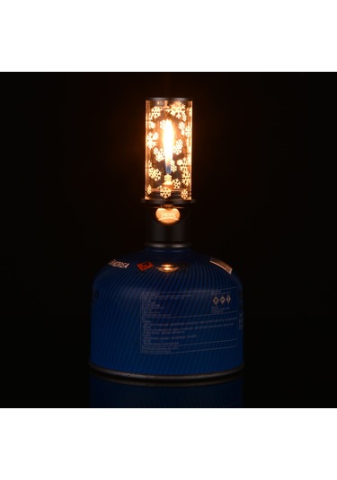 Shineyee Küçük Taşınabilir Kamp Feneri, Verimli Yakıt Regülasyonu İle Piknik Ve Doğa Turları İçin Alüminyum-çelik Yapısı Çok Renkli