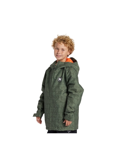 Dc Basıs Prınt Youth Jacket Yeşil