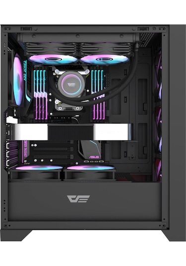 Aıgo Drx70 Mesh At-750w 80+ Bronze Usb3.0 Type-c 4 12cm Fan Temperli Cam Siyah Atx Kasa