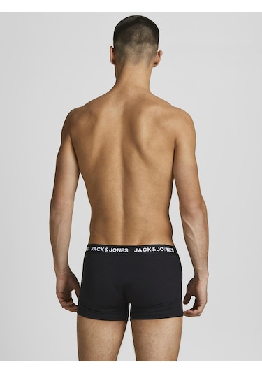 Jack & Jones 5'li Düz Renk Boxer Paketi - 12142342 Çok Renkli