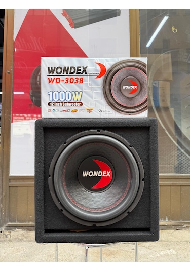 Wd-3038 L Port Mini Kare Kabinli 30 Cm Subwoofer Bas 1000wat 350w Rms Bufır