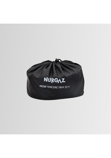 Nurgaz Ng-200-K Krom Kamp Tenrece Tava Seti Çok Renkli