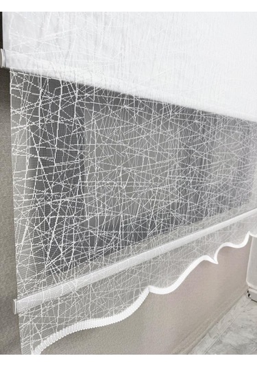 Bbb Blackout Işık Geçirmez Çift Mekanizmalı Tül Stor Perde Beyaz Ts1084bl Beyaz