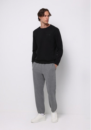 Colins Loose Fit Orta Bel Düz Erkek Antrasit Eşofman Altı Cl1077101 Q1.v2 Anm Antra Melanj Colins Loose Fit Orta Bel Düz Erkek Antrasit Eşofman Altı Cl1077101 Q1.v2 Anm Antra Melanj