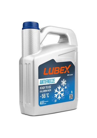 Lubex Antifreeze Rtu Mavi -56 3 Lt Mavi