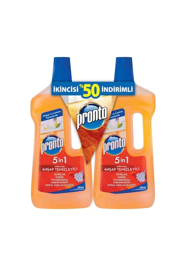 PRONTO AHSAP TEMIZLEYICI 750 ML+750 ML