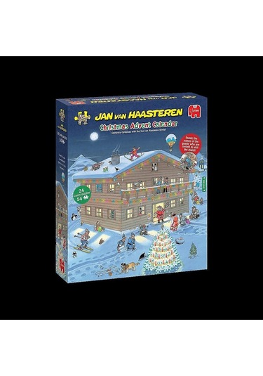 Ocak Noel Advent Takvimi Yapboz Bulmacası 24 X 54 Parça