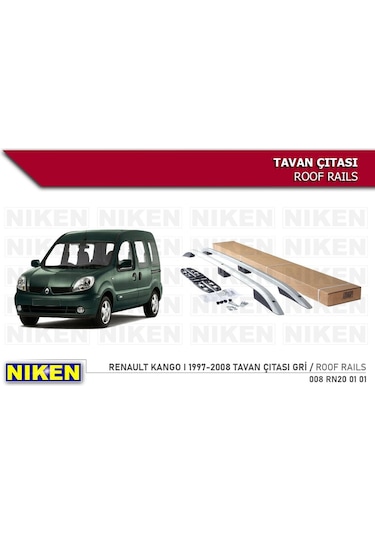 Renault Kango 1 Tavan Çıtası Kısa Gri 1997-2008 Arası Modeller Uy