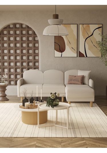 Eco Bohem Köşe Takımı, İskandinav L Koltuk, Modern Köşe Koltuk